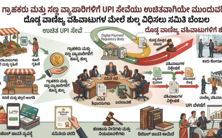 ಗ್ರಾಹಕರು ಮತ್ತು ಸಣ್ಣ ವ್ಯಾಪಾರಿಗಳಿಗೆ UPI ಸೇವೆಯು ಉಚಿತವಾಗಿಯೇ ಮುಂದುವರಿಕೆ: ದೊಡ್ಡ ವಾಣಿಜ್ಯ ವಹಿವಾಟುಗಳ ಮೇಲೆ ಶುಲ್ಕ ವಿಧಿಸಲು ಸಮಿತಿ ಬೆಂಬಲ